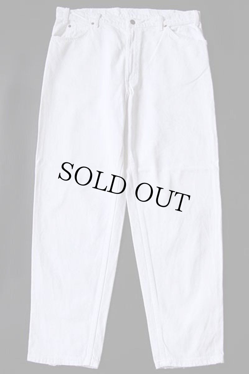 画像2: 90s USA製 Levi'sリーバイス 550 ホワイト デニムパンツ w38 L30 (2)