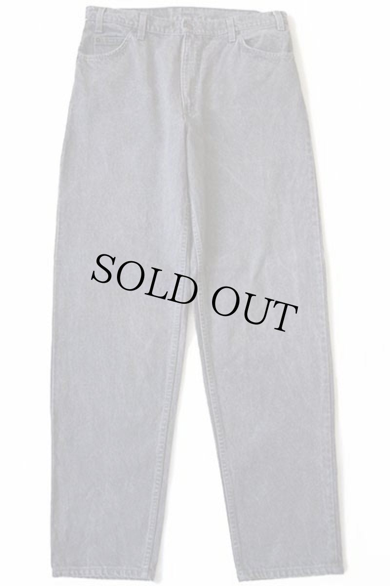 画像2: 90s USA製 Levi'sリーバイス 550 グレー デニムパンツ w36 L34 (2)