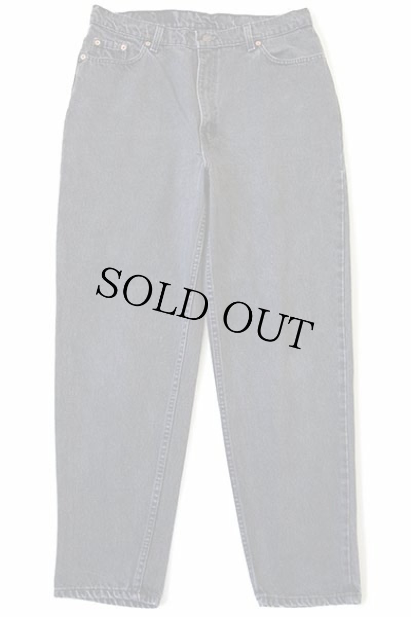 画像2: 90s USA製 Levi'sリーバイス 522 ブラック デニムパンツ 16 SHT (2)