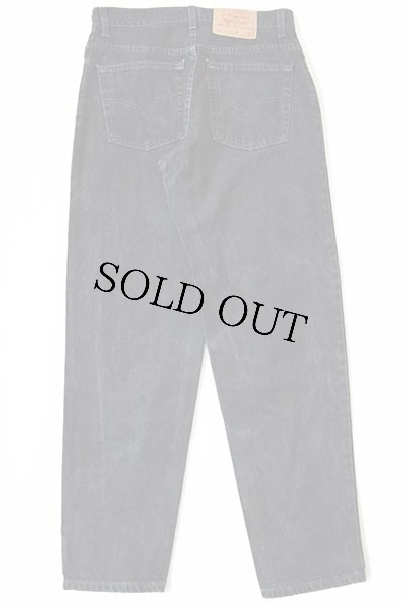 画像3: 90s カナダ製 Levi'sリーバイス 550 ブラック デニムパンツ 11 SHT★02 (3)