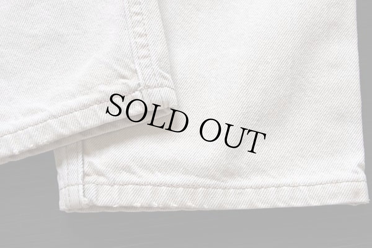 画像7: 90s USA製 Levi'sリーバイス 550 カラーデニムパンツ ベージュ w32 L30 (7)