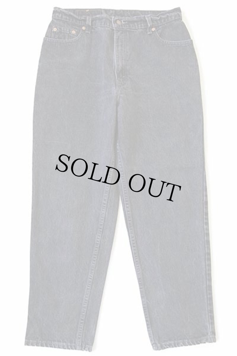 画像2: 90s USA製 Levi'sリーバイス 550 ブラック デニムパンツ 14 REG. S★08 (2)