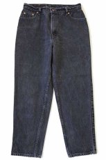 画像2: 90s USA製 Levi'sリーバイス 550 ブラック デニムパンツ 14 REG. S★08 (2)