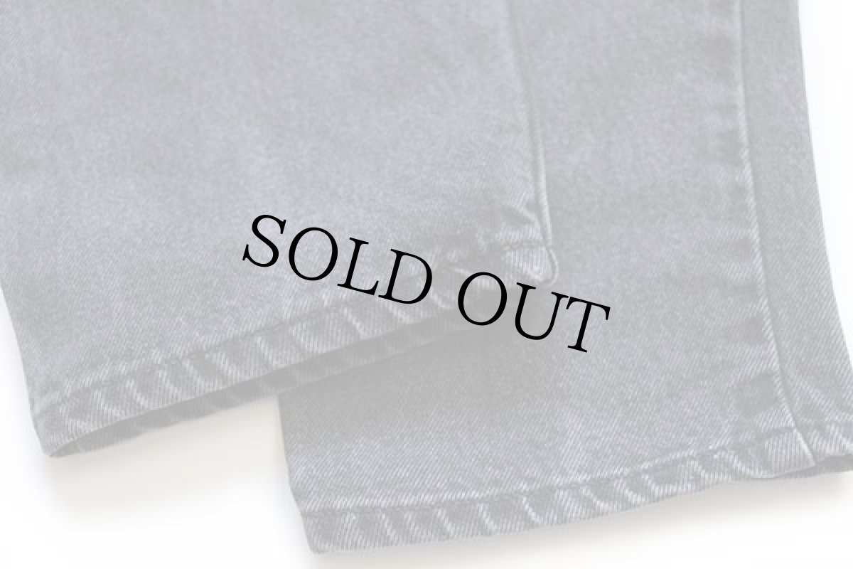 画像6: 90s USA製 Levi'sリーバイス 522 ブラック デニムパンツ 16 SHT (6)