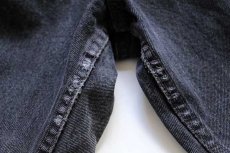 画像8: 90s USA製 Levi'sリーバイス 550 ブラック デニムパンツ 14 REG. S★08 (8)