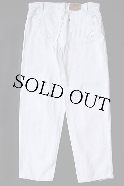 90s USA製 Levi'sリーバイス 550 ホワイト デニムパンツ w38 L30