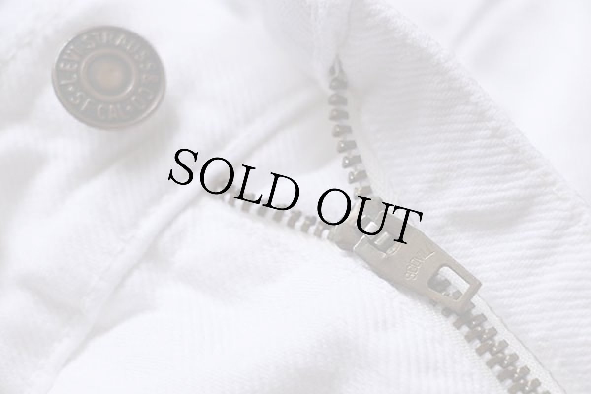 画像6: 90s USA製 Levi'sリーバイス 550 ホワイト デニムパンツ w38 L30 (6)