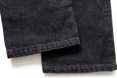 画像7: 90s USA製 Levi'sリーバイス 550 ブラック デニムパンツ 18 REG.L★11 (7)