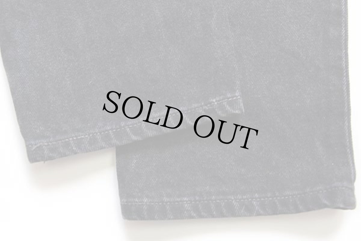 画像7: 90s カナダ製 Levi'sリーバイス 550 ブラック デニムパンツ 11 SHT★02 (7)