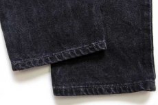 画像7: 90s カナダ製 Levi'sリーバイス 550 ブラック デニムパンツ 11 SHT★02 (7)