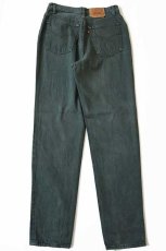 画像3: 90s USA製 Levi'sリーバイス 17501 カラーデニムパンツ 後染め 深緑 13M (3)