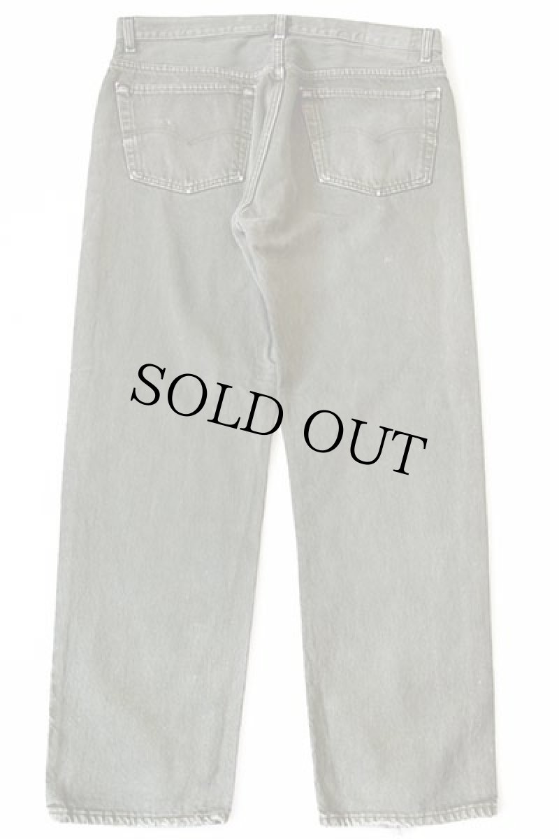 画像3: 90s USA製 Levi'sリーバイス 501 カラーデニムパンツ 後染め オリーブ w38 L30 (3)