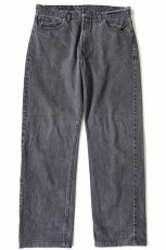 画像2: 80s USA製 Levi'sリーバイス 505 ブラック デニムパンツ w38★05 (2)