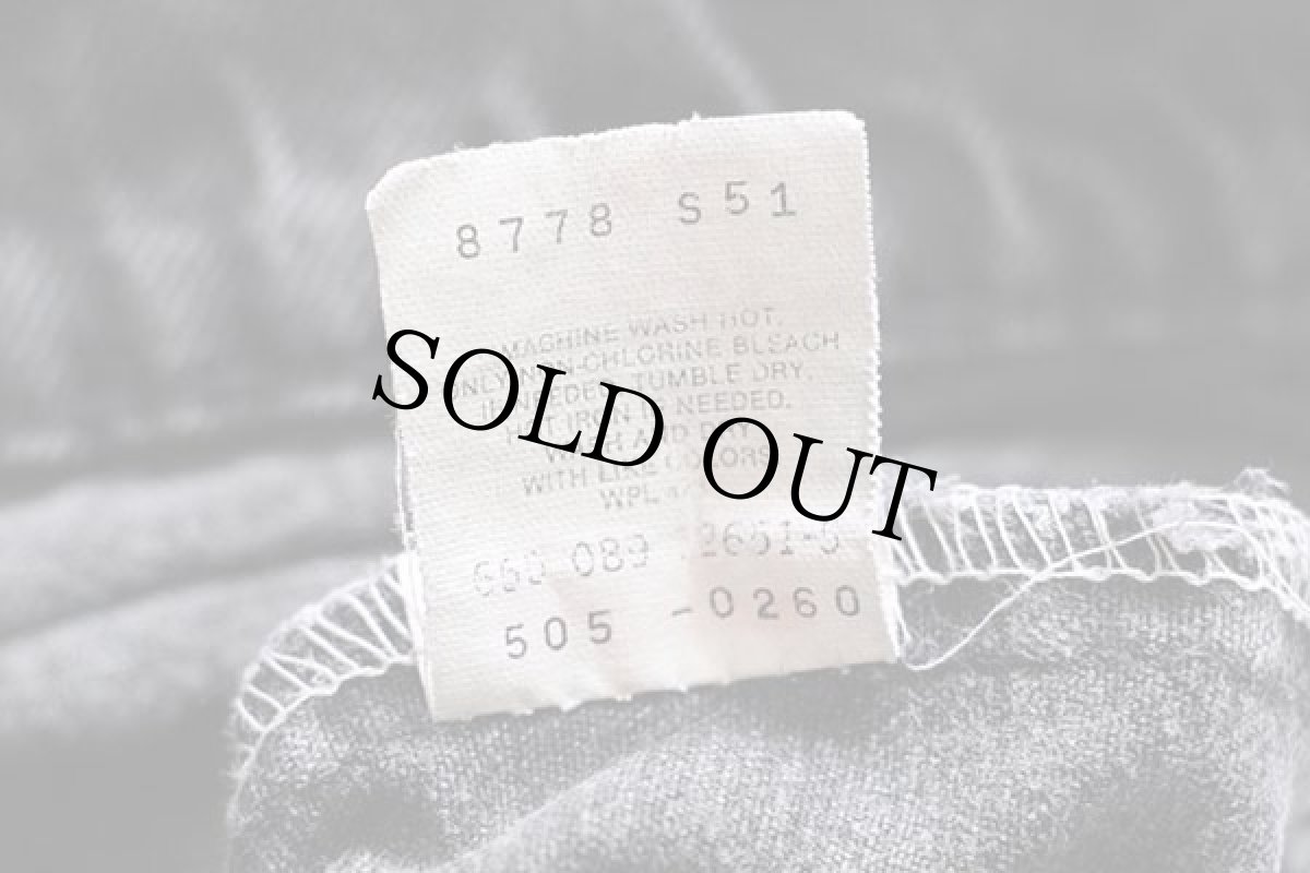 画像6: 80s USA製 Levi'sリーバイス 505 ブラック デニムパンツ w38★05 (6)