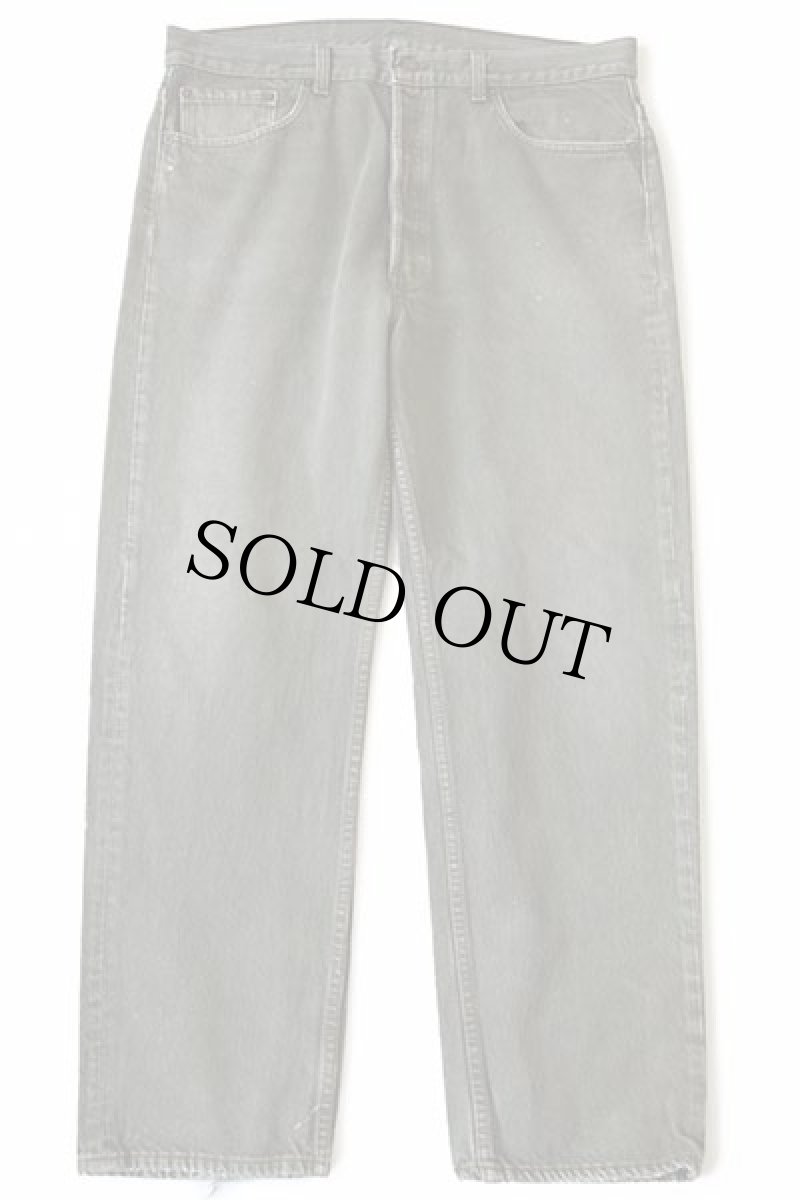 画像2: 90s USA製 Levi'sリーバイス 501 カラーデニムパンツ 後染め オリーブ w38 L30 (2)