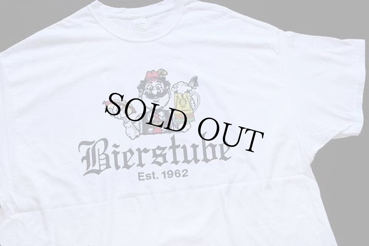 画像3: Bierstube × Hamm's BEER 両面プリント コットンTシャツ 白 2XL (3)