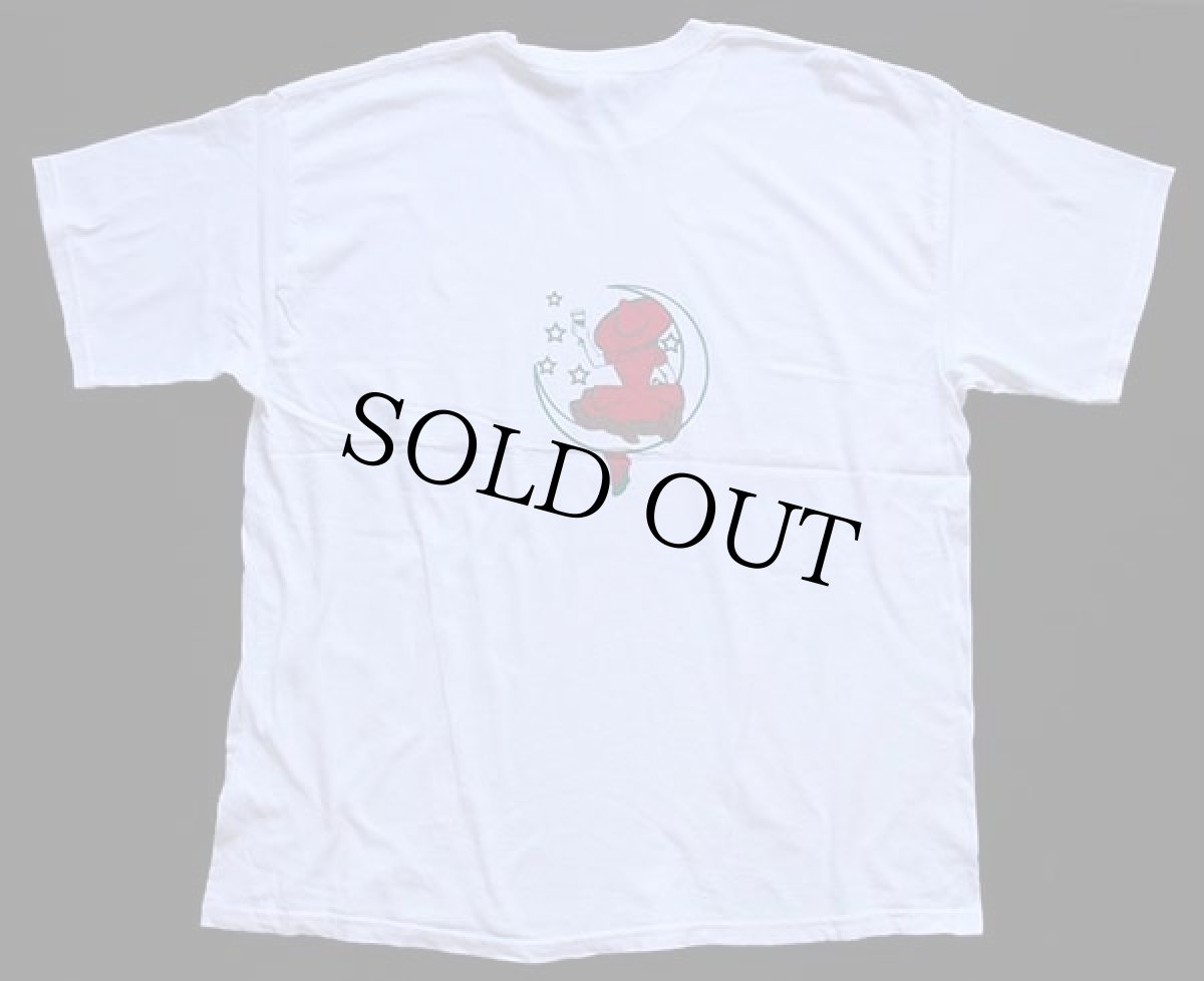 画像3: GIRL IN THE MOON Miller 両面プリント コットンTシャツ 白 XXL (3)