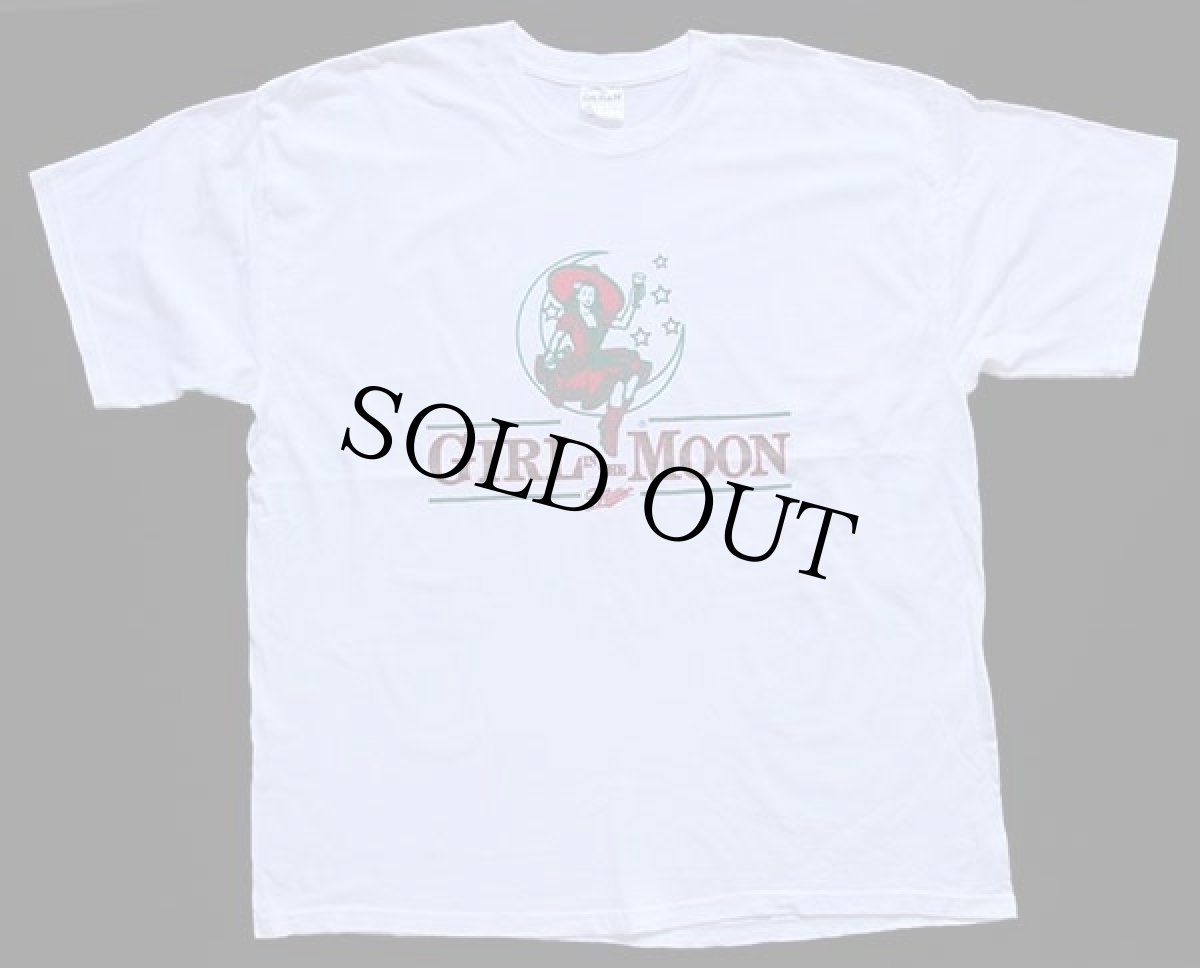画像2: GIRL IN THE MOON Miller 両面プリント コットンTシャツ 白 XXL (2)