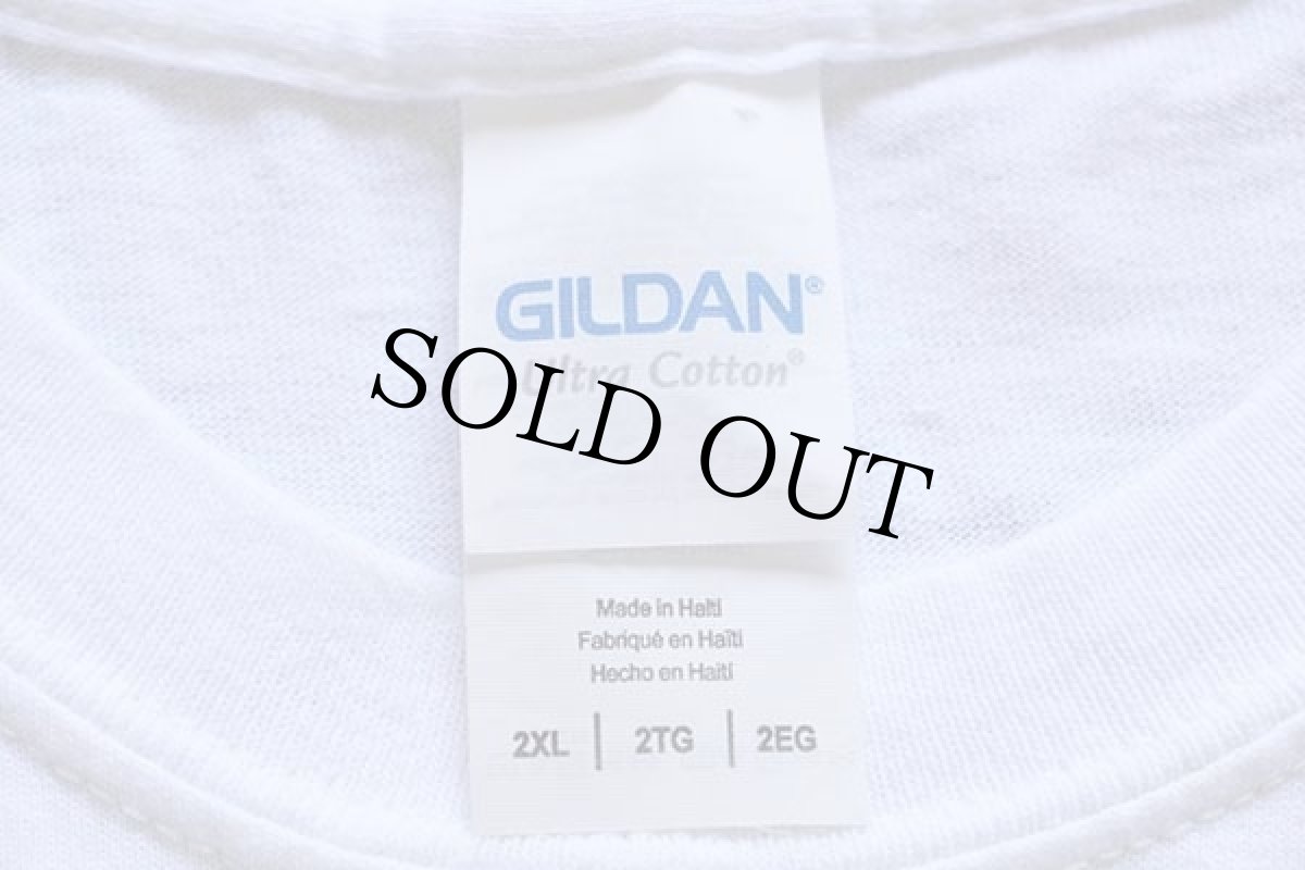 画像5: Bierstube × Hamm's BEER 両面プリント コットンTシャツ 白 2XL (5)