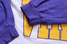 画像5: 90s The game NFL MINNESOTA VIKINGS マルチカラー 切り替え コットン カットソー パーカー L (5)