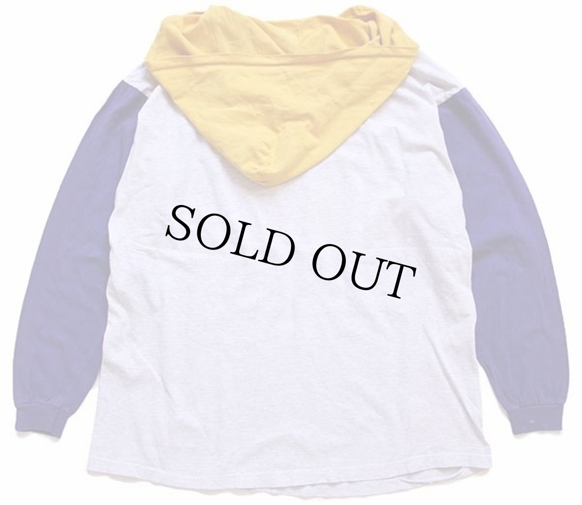 画像2: 90s The game NFL MINNESOTA VIKINGS マルチカラー 切り替え コットン カットソー パーカー L (2)