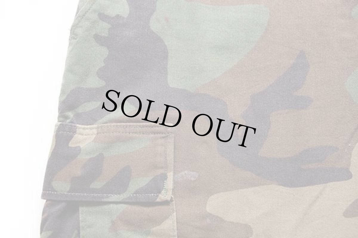 画像5: 90s 米軍 U.S.ARMY ウッドランドカモ カーゴ ショートパンツ カスタム M★02 WRANGLERラングラー ショーツ (5)