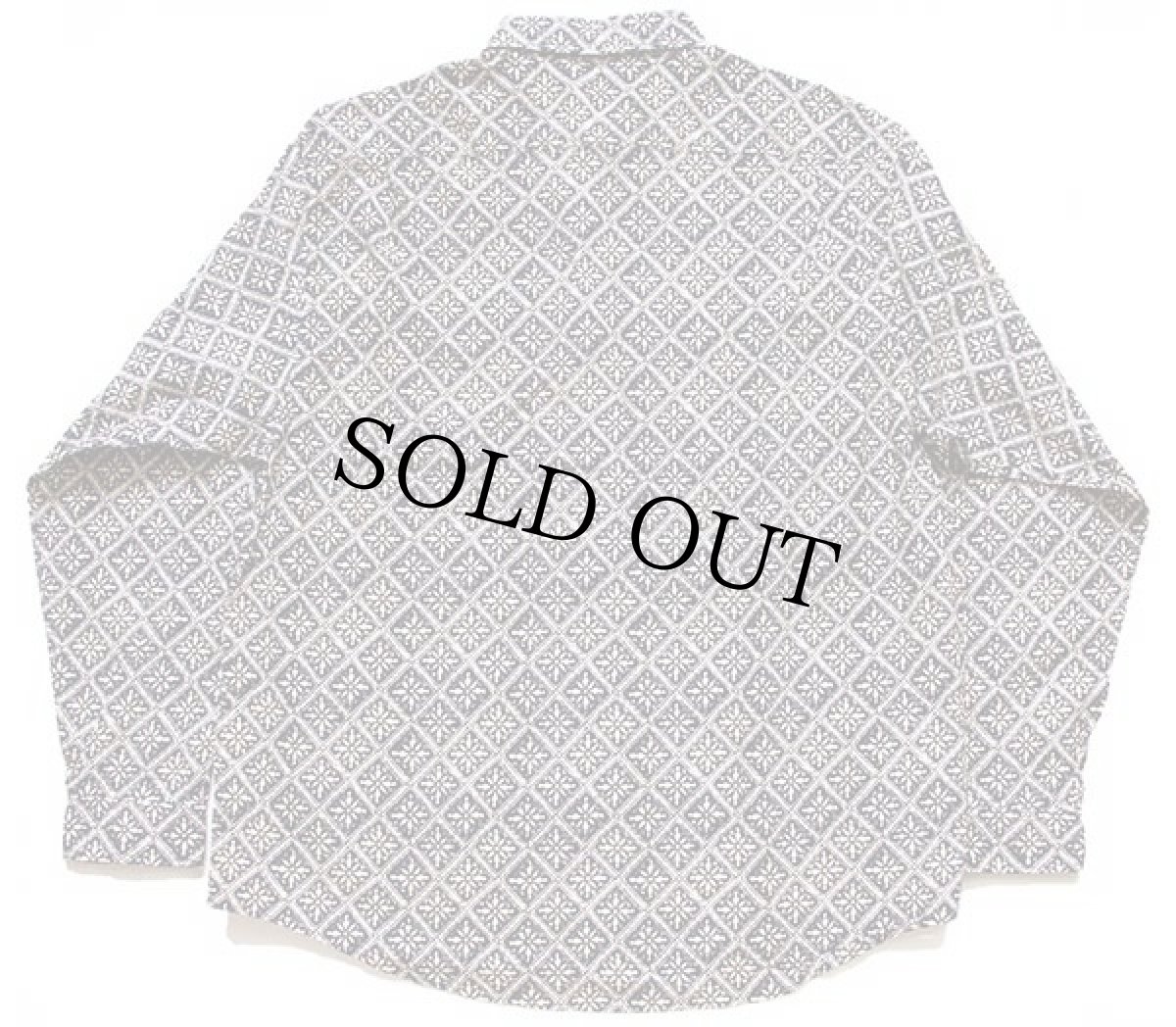 画像2: 90s WINDRIDGE 総柄 ボタンダウン コットンシャツ XL (2)