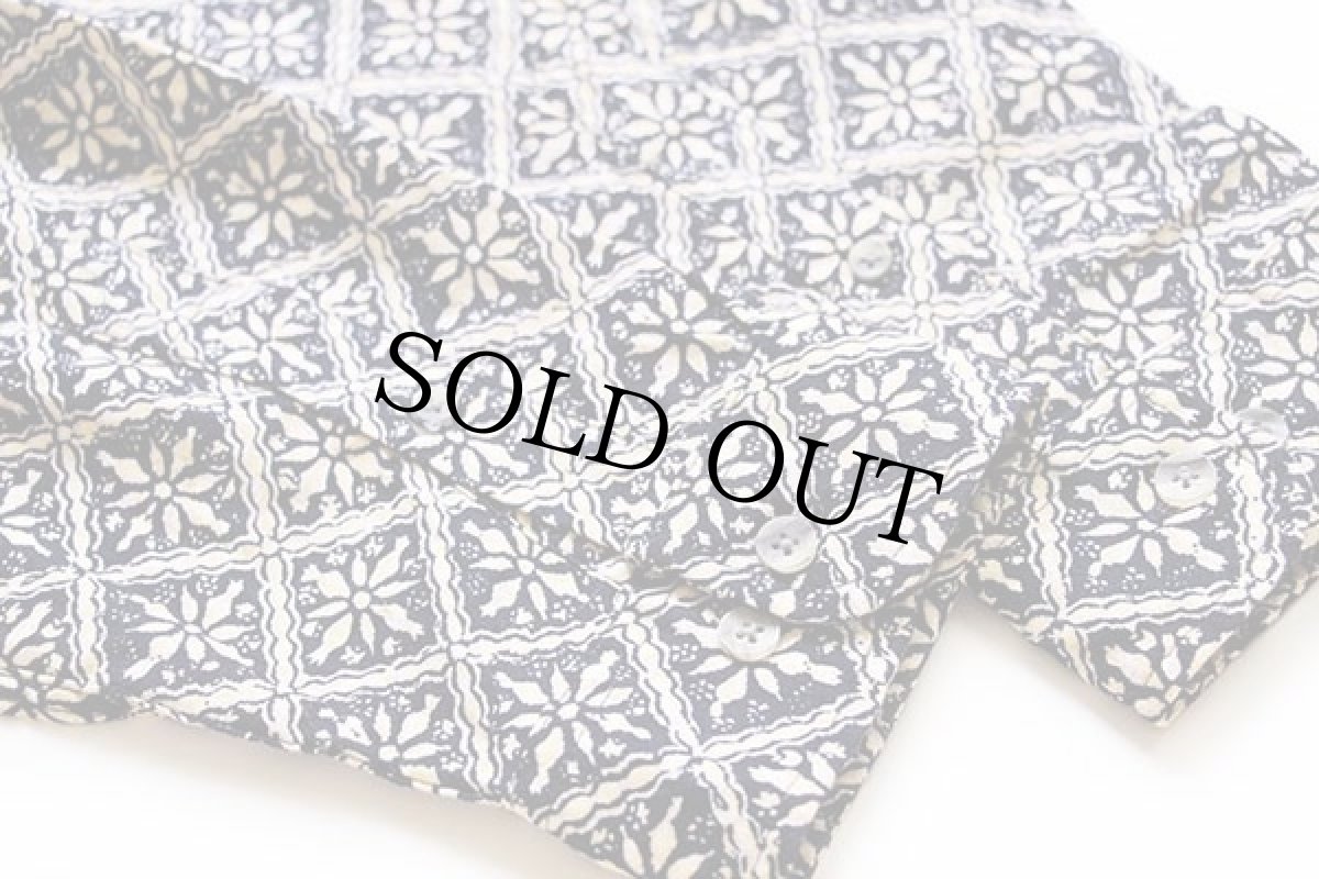 画像5: 90s WINDRIDGE 総柄 ボタンダウン コットンシャツ XL (5)