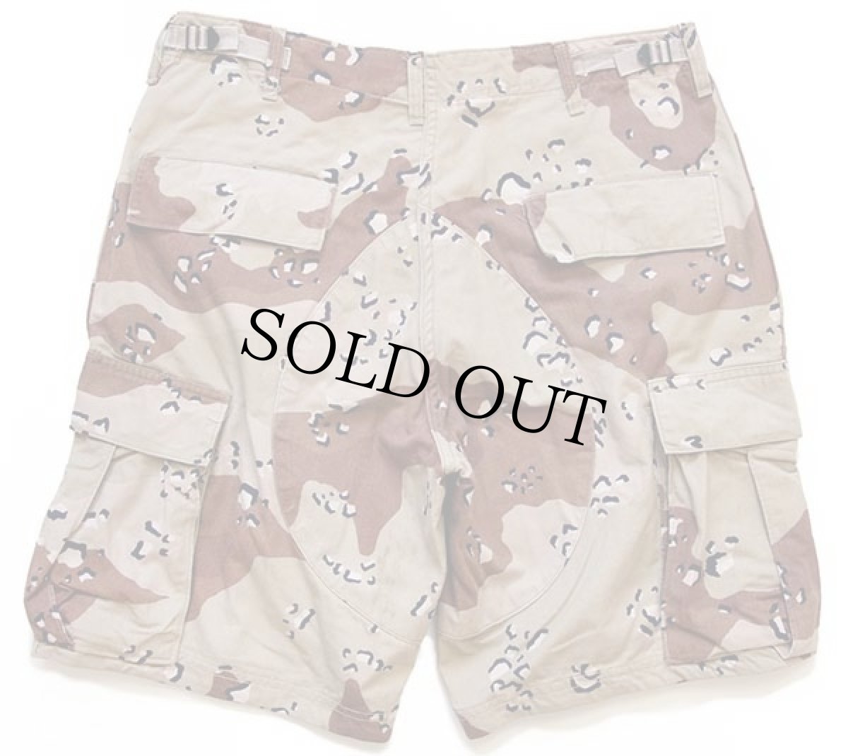 画像2: 80s 米軍 U.S.ARMY チョコチップ デザートカモ カーゴ ショートパンツ カスタム M★20 ショーツ (2)