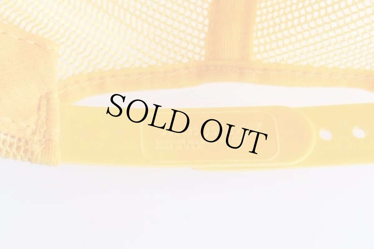 画像5: 80s USA製 Swingster Fred Arbogast パッチ付き ロングビル メッシュキャップ 黄 (5)