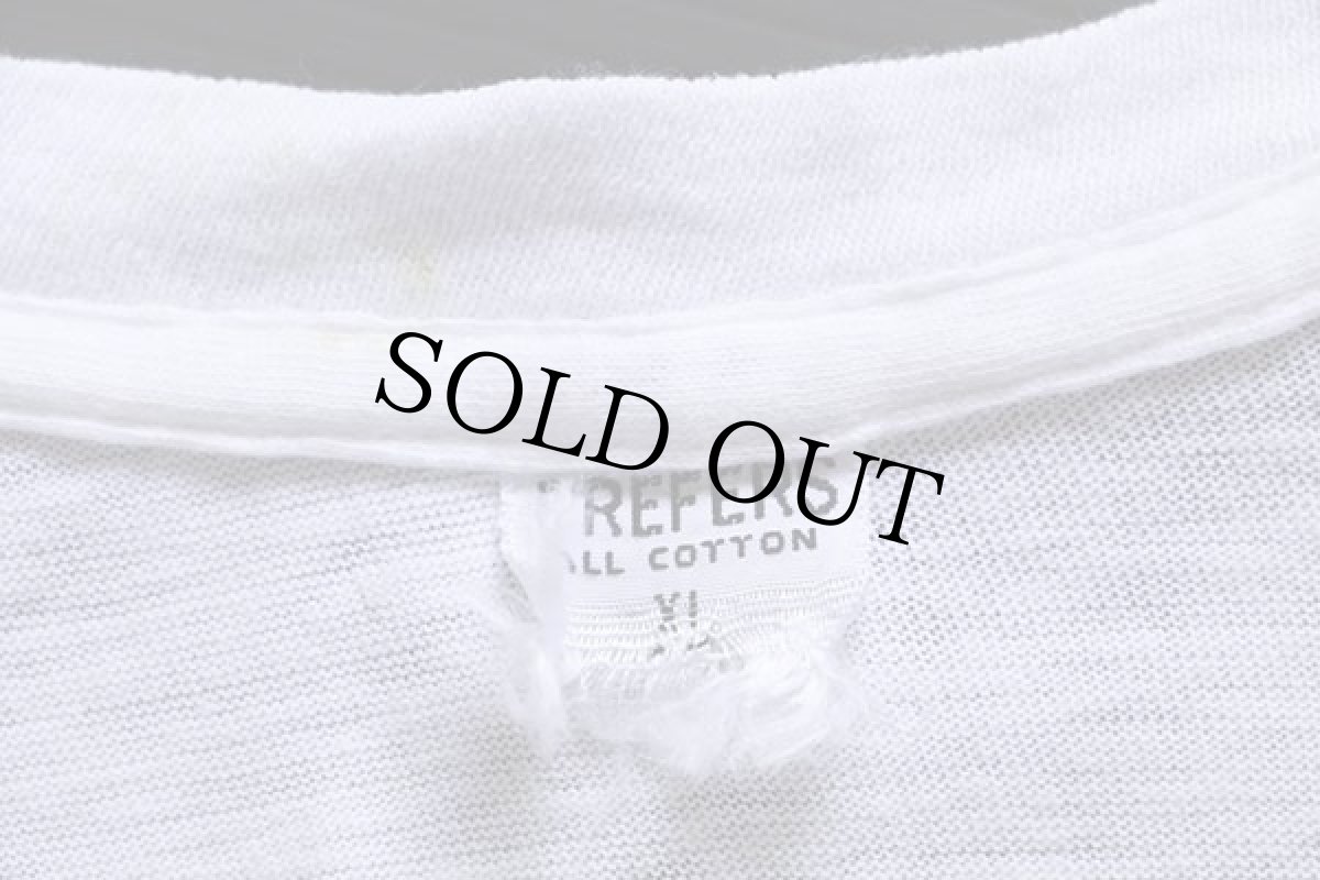 画像4: 70s PREFERS STP ロゴ 両面プリント コットンTシャツ 白 (4)