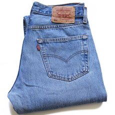 画像1: 90s 英国製 Levi'sリーバイス 501 デニムパンツ w32 L34★ユーロ (1)