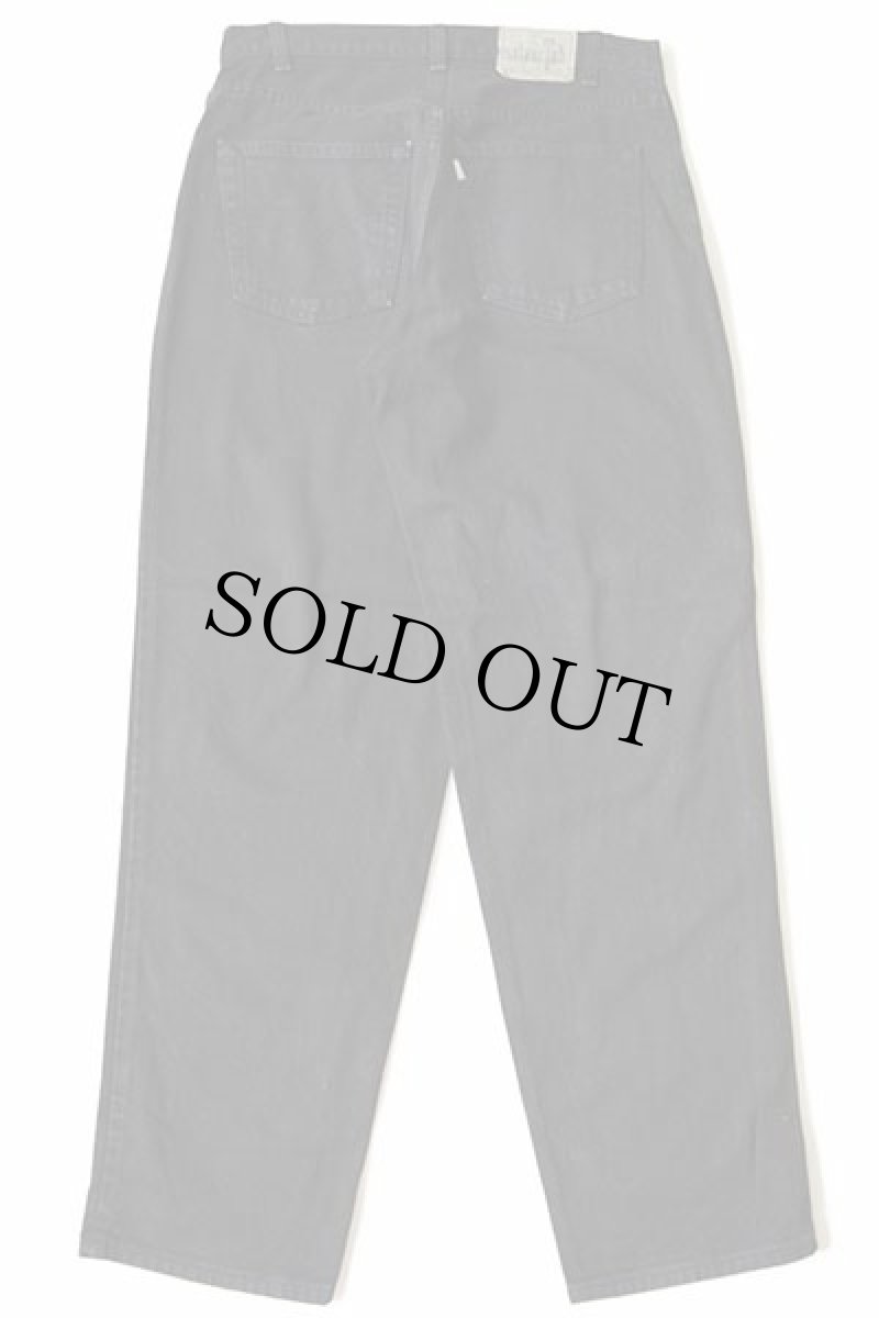 画像3: 90s USA製 Levi'sリーバイス silverTabシルバータブ LooSe ブラック デニムパンツ 後染め w32 L30 (3)