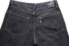 画像4: 00s Levi'sリーバイス SILVERTABシルバータブ BAGGY ブラック デニムパンツ w36 L34 (4)