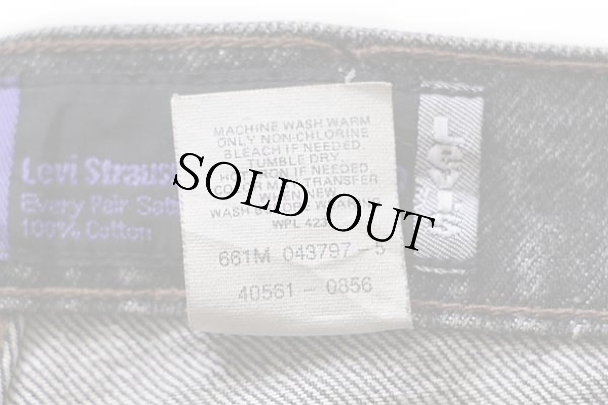 画像7: 90s Levi'sリーバイス silverTabシルバータブ BAGGY ワンタック ブラック デニムパンツ w34 L32 (7)