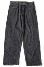 画像2: 00s Levi'sリーバイス SILVERTABシルバータブ BAGGY ブラック デニムパンツ w36 L34 (2)