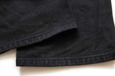 画像7: 90s USA製 Levi'sリーバイス silverTabシルバータブ LooSe ブラック デニムパンツ 後染め w32 L30 (7)