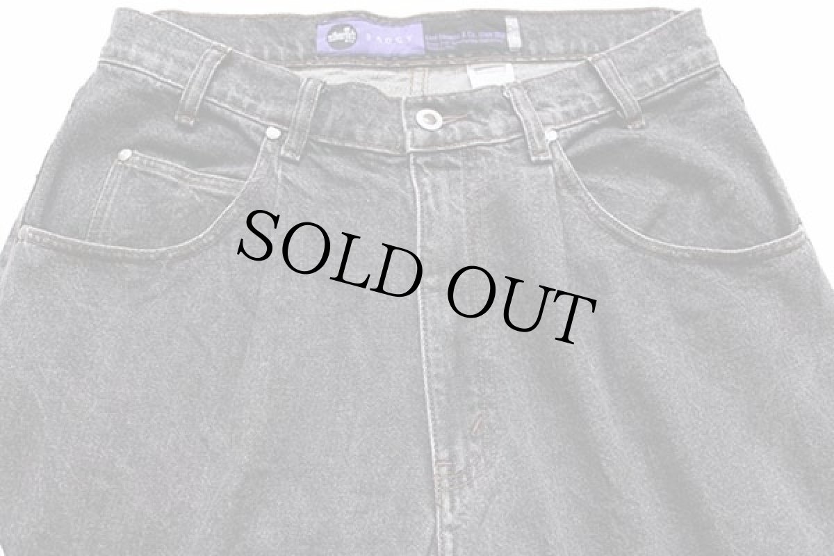画像4: 90s Levi'sリーバイス silverTabシルバータブ BAGGY ワンタック ブラック デニムパンツ w34 L32 (4)