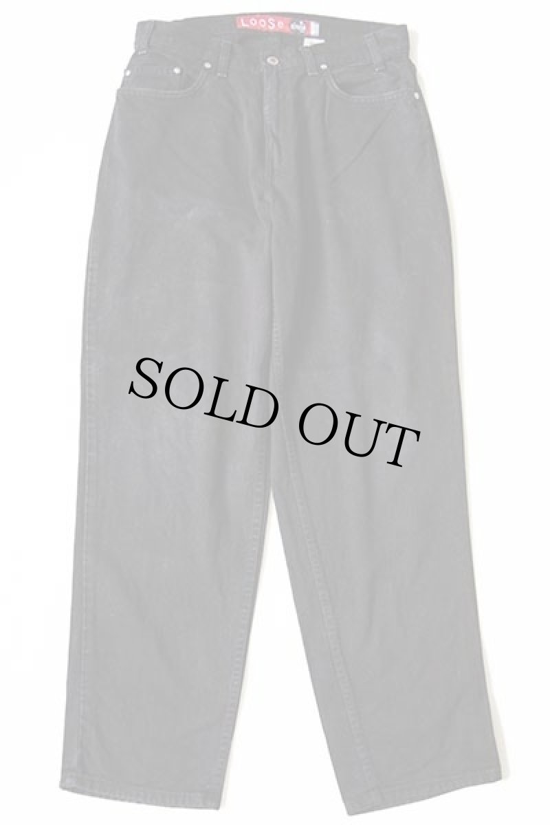 画像2: 90s USA製 Levi'sリーバイス silverTabシルバータブ LooSe ブラック デニムパンツ 後染め w32 L30 (2)