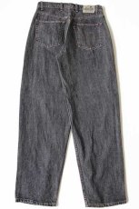 画像3: 90s Levi'sリーバイス silverTabシルバータブ BAGGY ワンタック ブラック デニムパンツ w34 L32 (3)