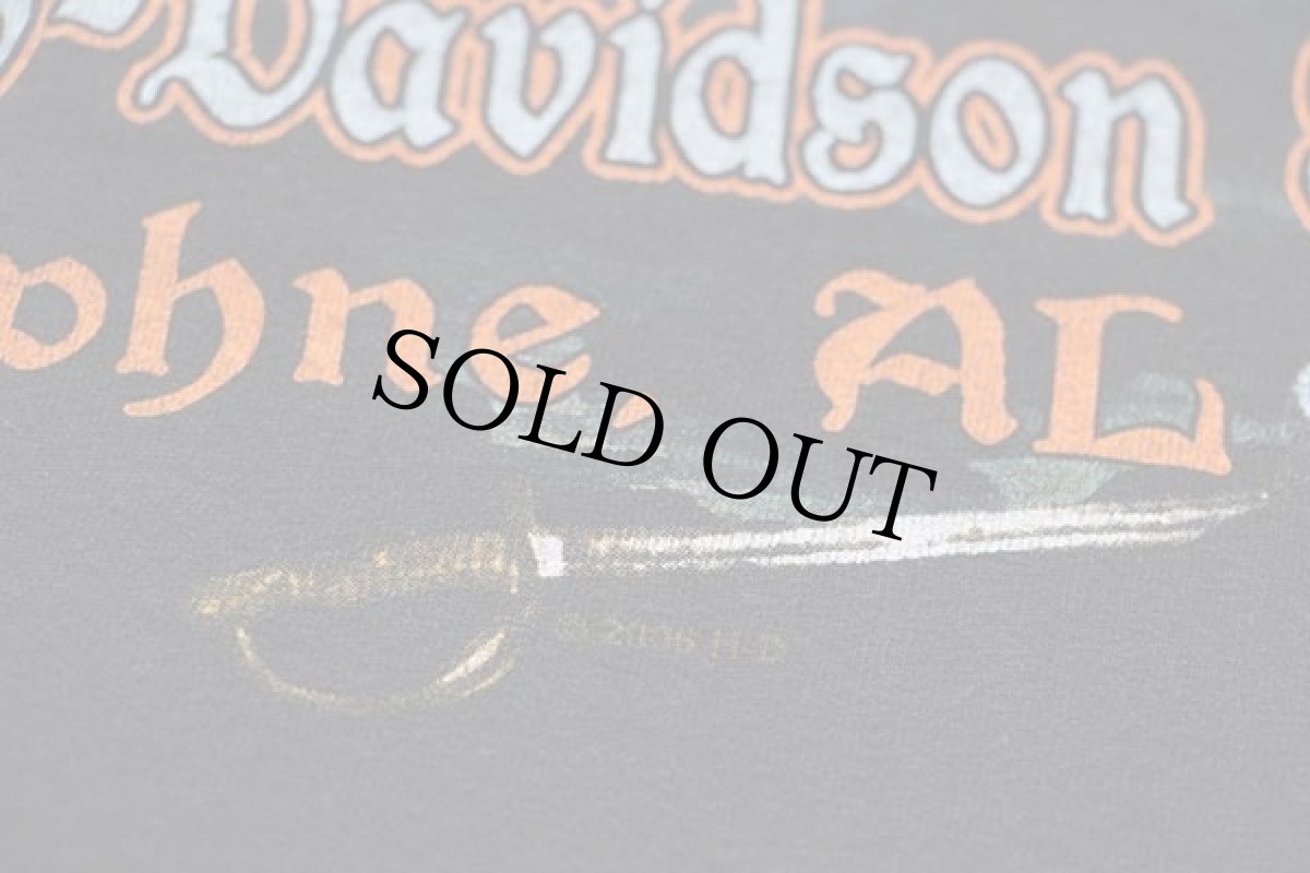 画像5: 00s USA製 Hanes HARLEY-DAVIDSON ハーレー ダビッドソン EasternShore 両面プリント コットン ポケットTシャツ 黒 XL (5)