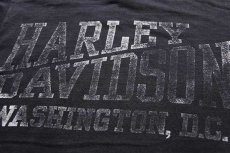 画像4: 80s USA製 HARLEY-DAVIDSON ハーレー ダビッドソン 両面プリント カットオフ ノースリーブTシャツ 黒 S (4)