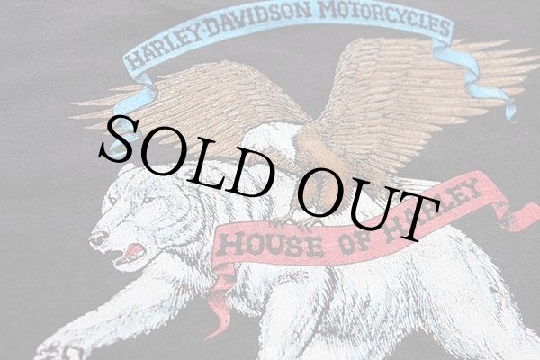 90s USA製 HARLEY-DAVIDSON ハーレー ダビッドソン ALASKA 両面