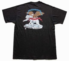 画像3: 90s USA製 HARLEY-DAVIDSON ハーレー ダビッドソン ALASKA 両面プリント コットンTシャツ 黒 L (3)