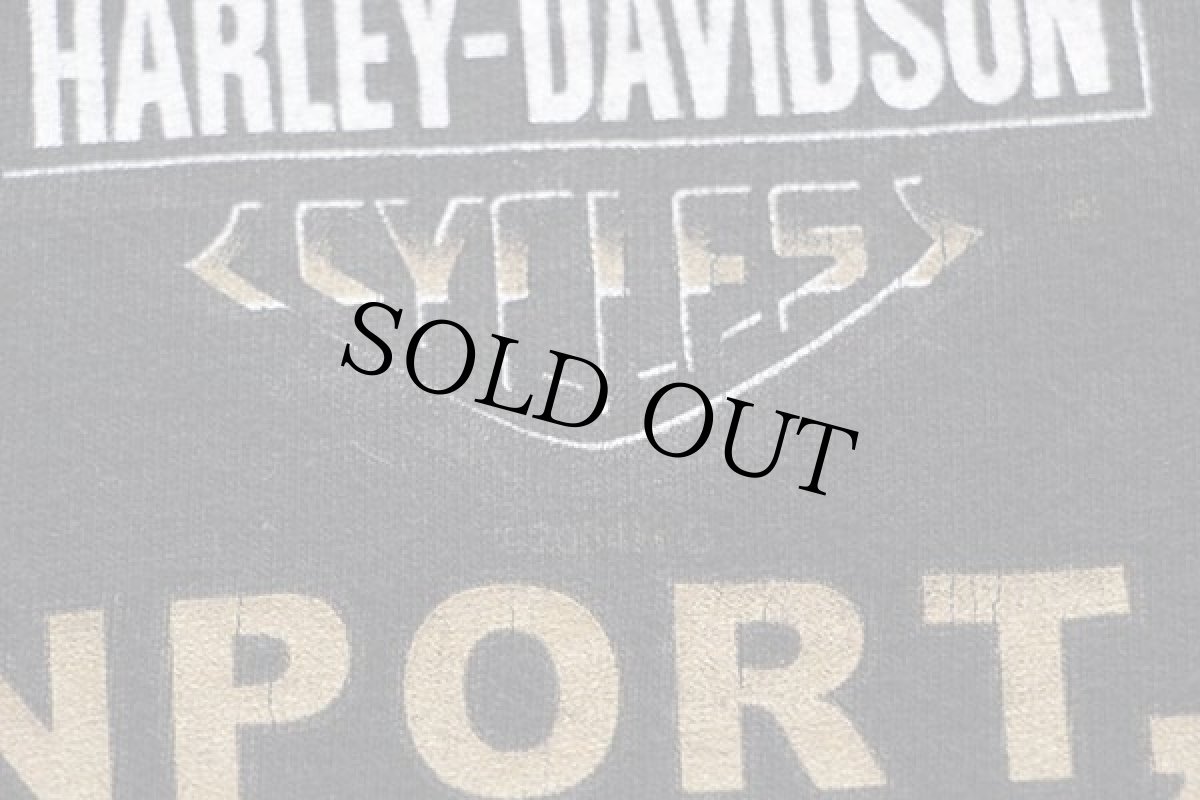 画像5: 00s USA製 HARLEY-DAVIDSON ハーレー ダビッドソン WIEBLER'S 両面プリント コットンTシャツ 黒 XL (5)