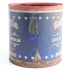 画像2: ビンテージ George Washington PIPE TOBACCO タバコ缶★ジャンク (2)
