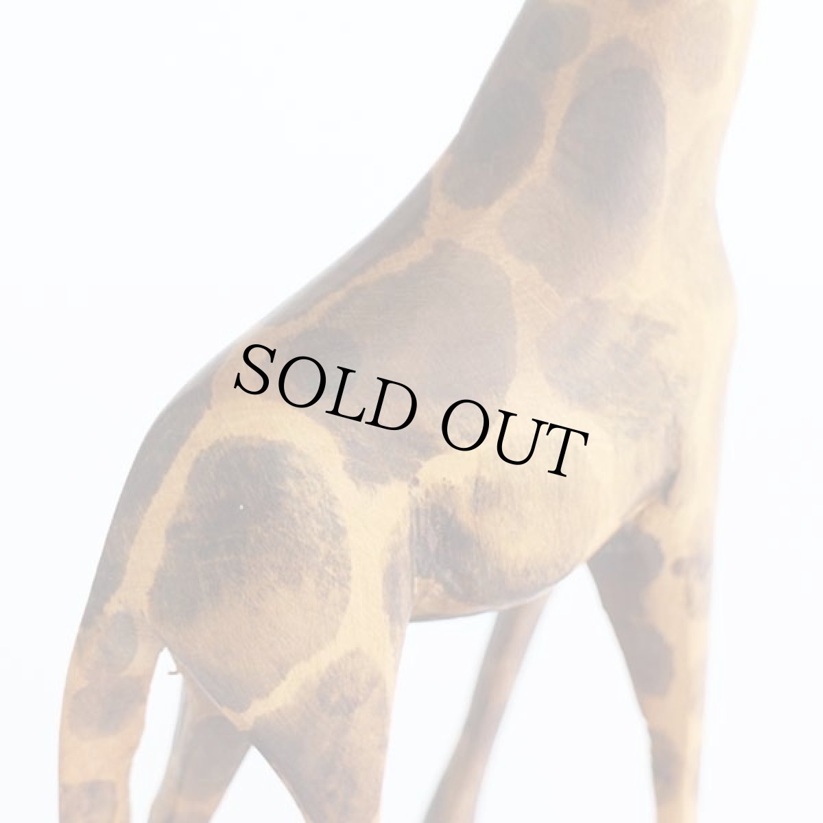 画像6: ケニア製 BESMO ハンドクラフト キリン ウッド オブジェ★置物 (6)