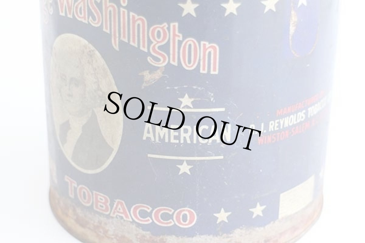 画像6: ビンテージ George Washington PIPE TOBACCO タバコ缶★ジャンク (6)
