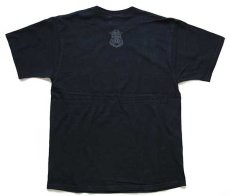 画像3: 00s USA製 HARLEY-DAVIDSON ハーレー ダビッドソン POLICE 1 両面プリント コットンTシャツ 黒 L (3)