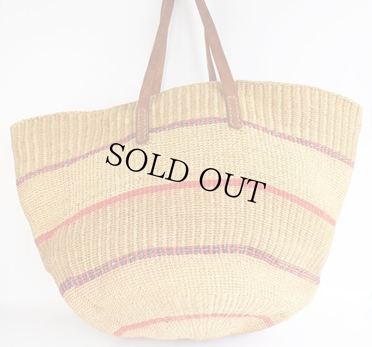 画像2: 編み込み かごバッグ (2)